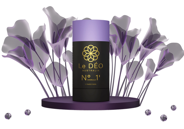 Natural Deodorant and Body Odour Blocker Candelilla Stick 50g Le Deo