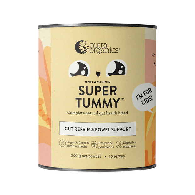 Tummy Gut Repair & Bowel Support Unflavoured 200g Nutra Organics