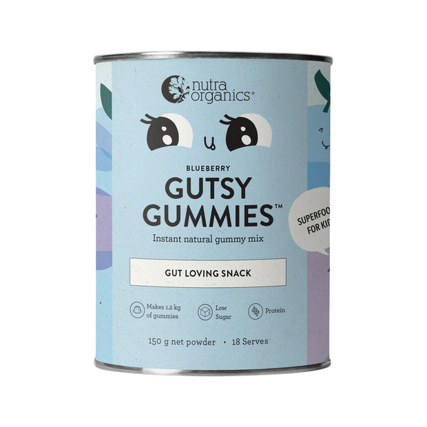 Gutsy Gummies Blueberry 150g Nutra Organics