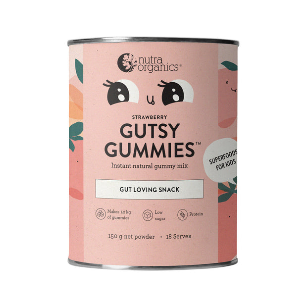 Gutsy Gummies Strawberry 150g Nutra Organics