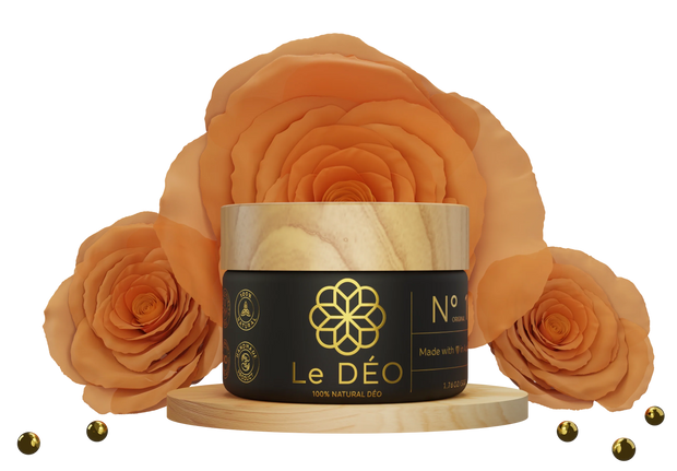 Natural Deodorant and Body Odour Blocker Original Jar 50g Le Deo