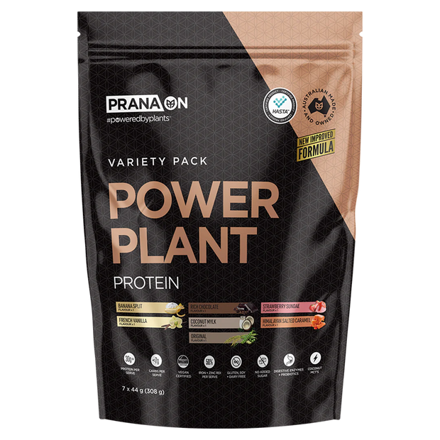 Power Plant Protein Variety Pack 7 x 44g PranaOn