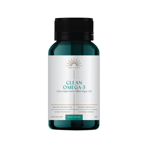 Omega 3 Algae Oil 50ml Clean Ultra High Purity DHA Phytality Nutrition
