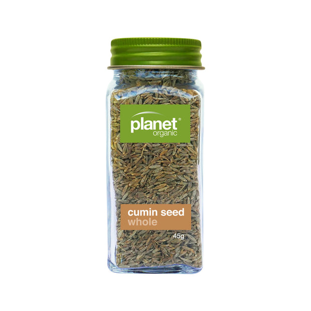 Cumin Seed Whole Organic Shaker 45g Planet Organic