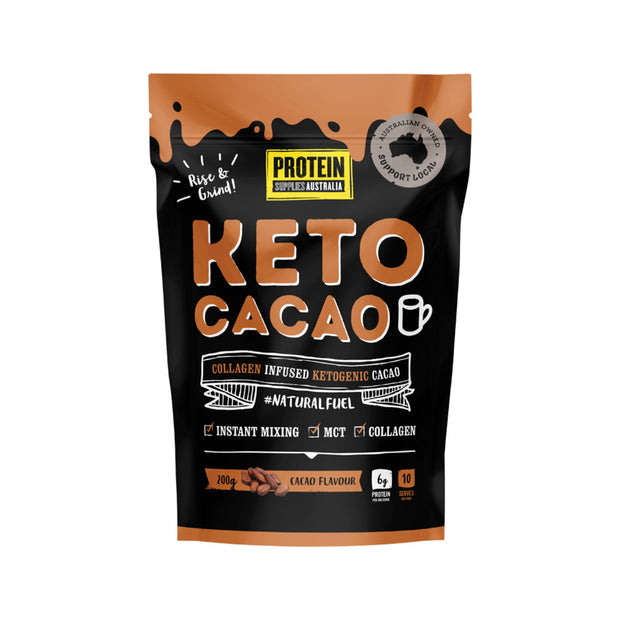 Keto Cacao 200g Protein Supplies Australia