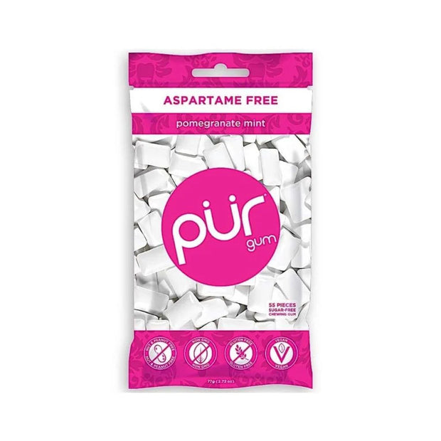 Gum Pomegranate Mint 77g Pur Gum