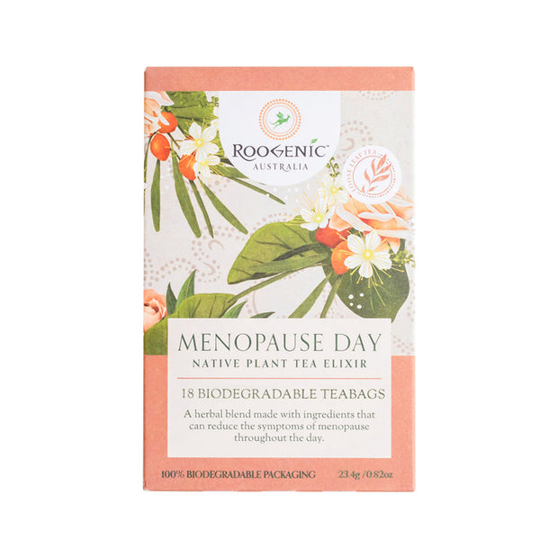 Menopause Day Native Plant Tea Elixir 18 Tea Bags Roogenic Australia