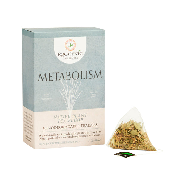 Metabolism Native Plant Tea 18 Tea Bags Roogenic Australia