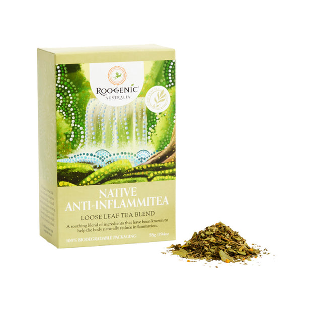 Anti-Inflammitea Native Plant Tea Loose Leaf 55g Roogenic Australia