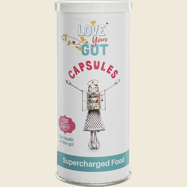 Love Your Gut Capsules Diatomaceous Earth 120 Caps Supercharged Food