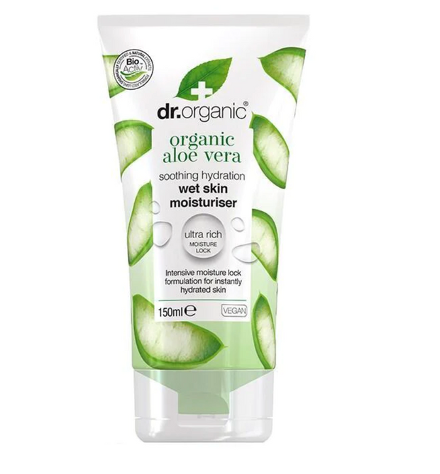 Aloe Vera Wet Skin Moisturiser 150ml Dr Organic