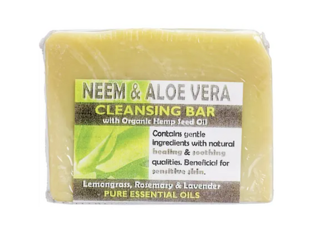 Soap Cleansing Bar Neem & Aloe Vera 140g Harmony Soapworks