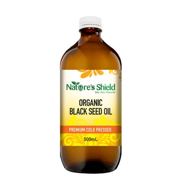 Black Seed Oil Organic 500ml Natures Shield