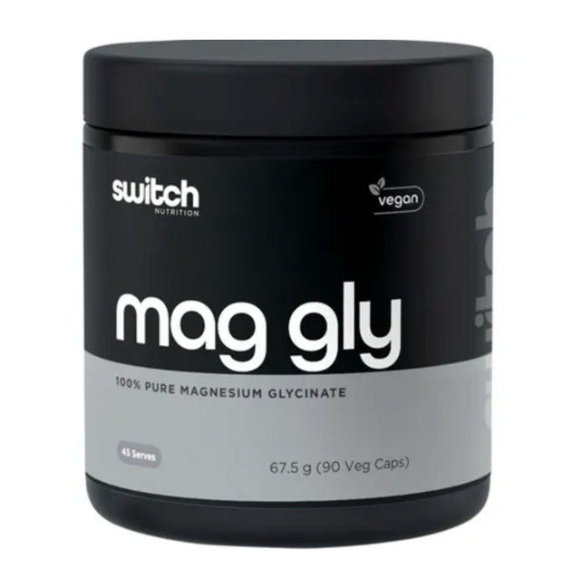 Mag Gly Pure Magnesium Glycinate 90C Switch Nutrition