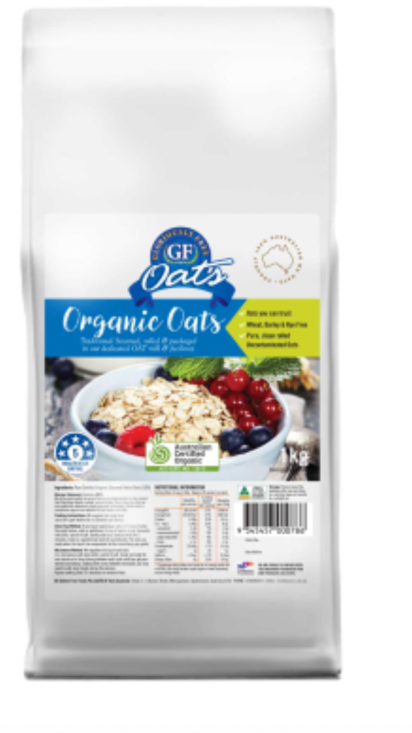 Oats Organic 500g Gloriously Free