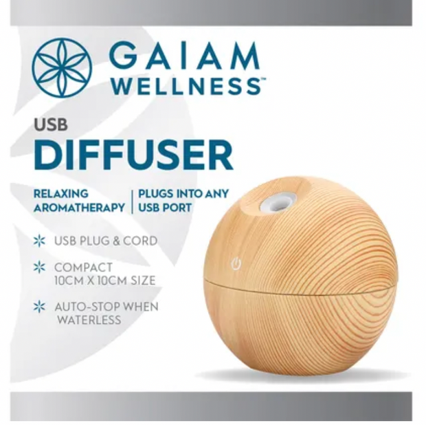 Gaiam Diffuser with USB 10cm x 10cm