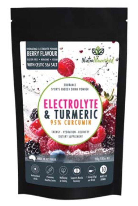 ELECTROLYTE & TURMERIC MIXED BERRY 250g