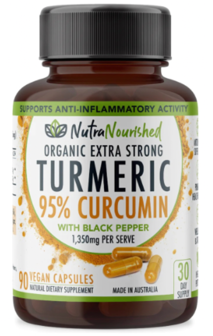 ORGANIC TUMERIC 95% CURCUMIN 90Vcaps