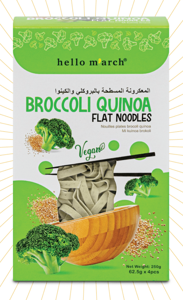 hello m arch Broccoli Quinoa Flat Noodles  Category: Healthy Quick Meal