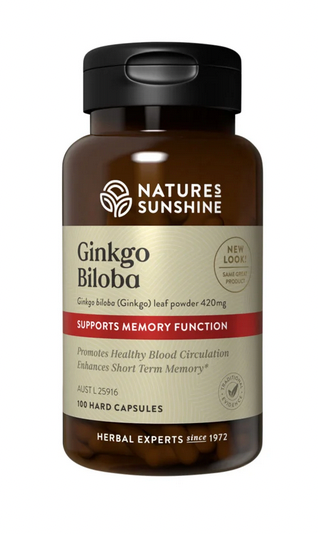 Natures Sunshine Ginkgo Biloba 420mg 100c