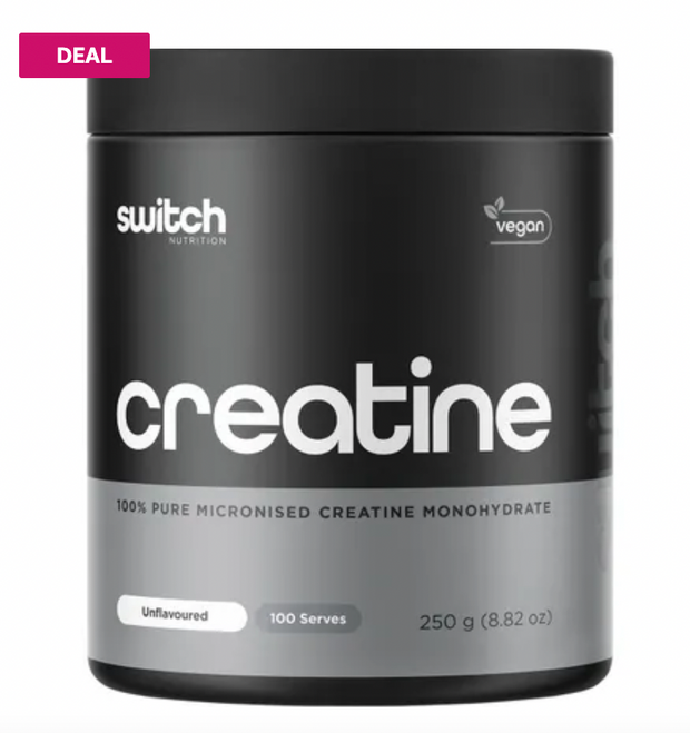 Switch Nutrition Creatine 100% Pure Micronized Monohydrate Unflavoured 250g