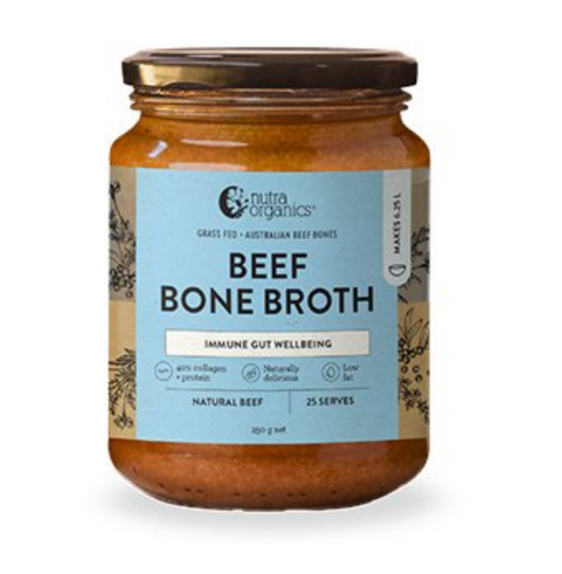 Beef Bone Broth Concentrate NATURAL 250g Nutra Organics