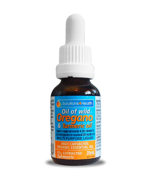 Oil of Wild Oregano & Turmeric 25ml Solutions 4 Health