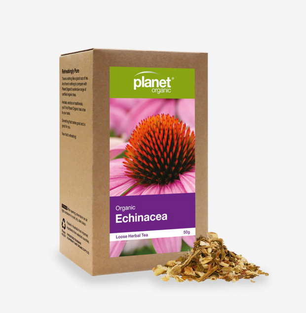 Echinacea Organic Tea Loose Leaf 50g Planet Organic