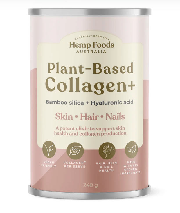 Collagen Plant Based Collagen+ Berry 240g Hemp Foods Australia