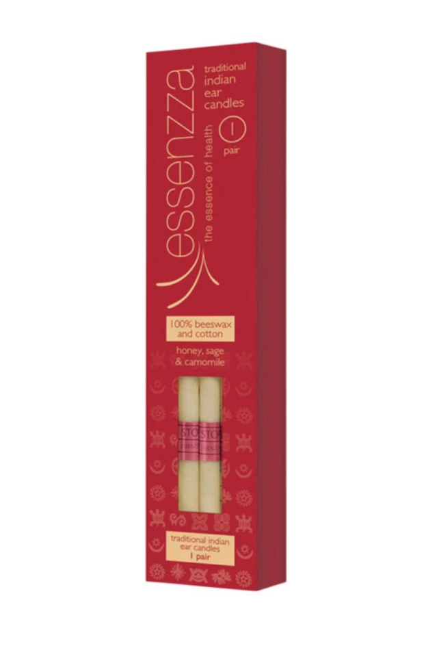 ESSENZZA Traditional Indian Ear Candles with Honey Sage & Camomile