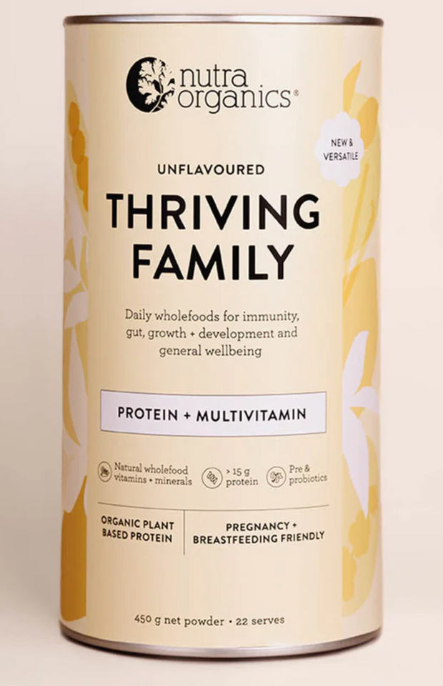 Thriving Protein Organic Unflavoured 450g Nutra Organics