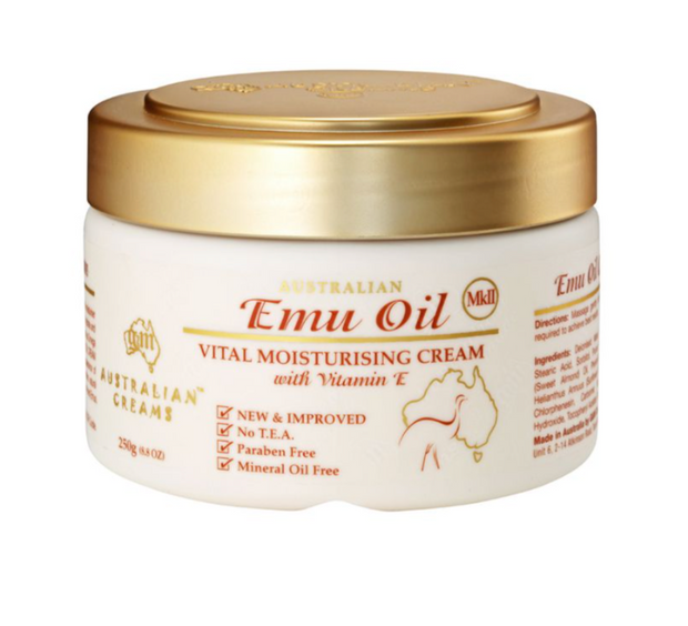 MkII Emu Oil Vital Moisturising Cream with Vitamin E 250g AUSTRALIAN CREAMS