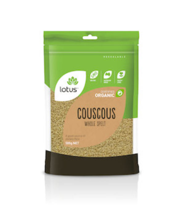 Whole Spelt Couscous Organic 500g Lotus