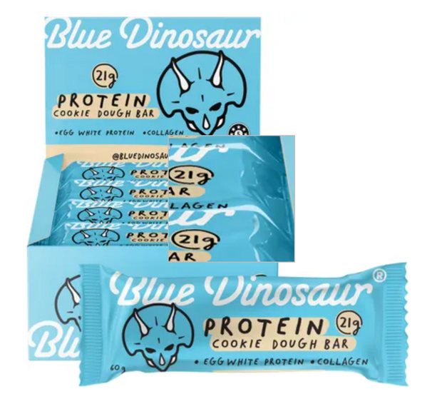 Cookie Dough Protein Bar 60g BLUE DINOSAUR