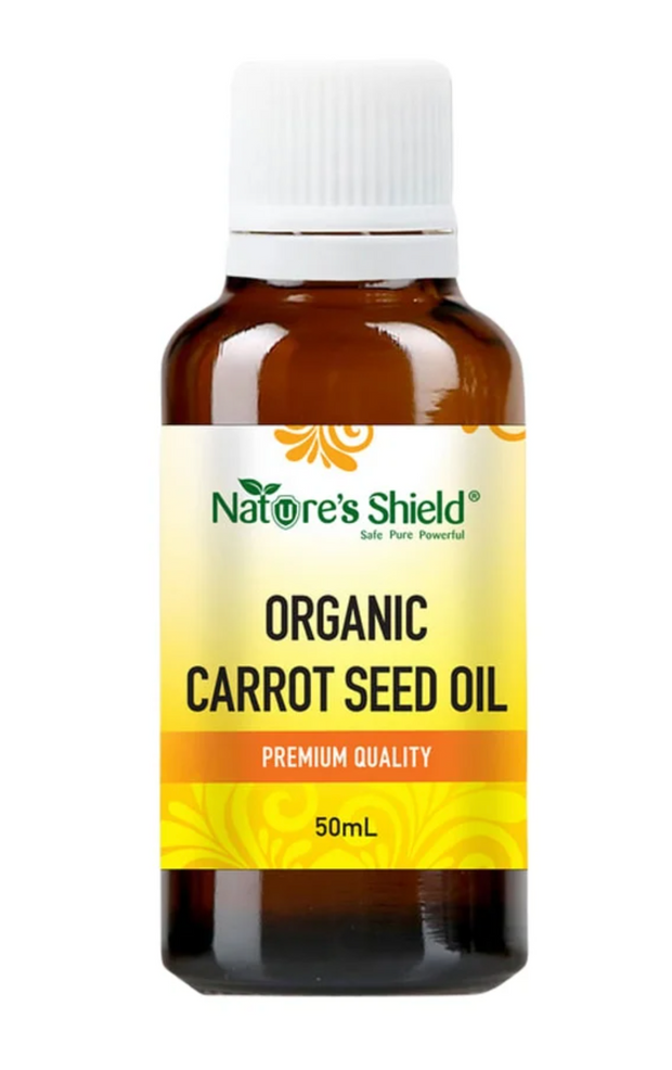 ORGANIC CARROT SEED OIL 50ML NATURES SHIELD