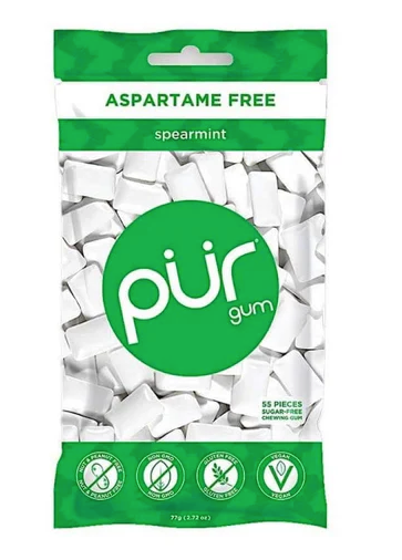 Gum Spearmint 77g Pur Gum