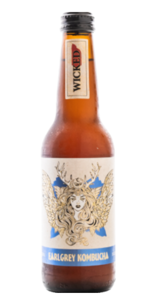 Kombucha Earl Grey 330ml WICKED