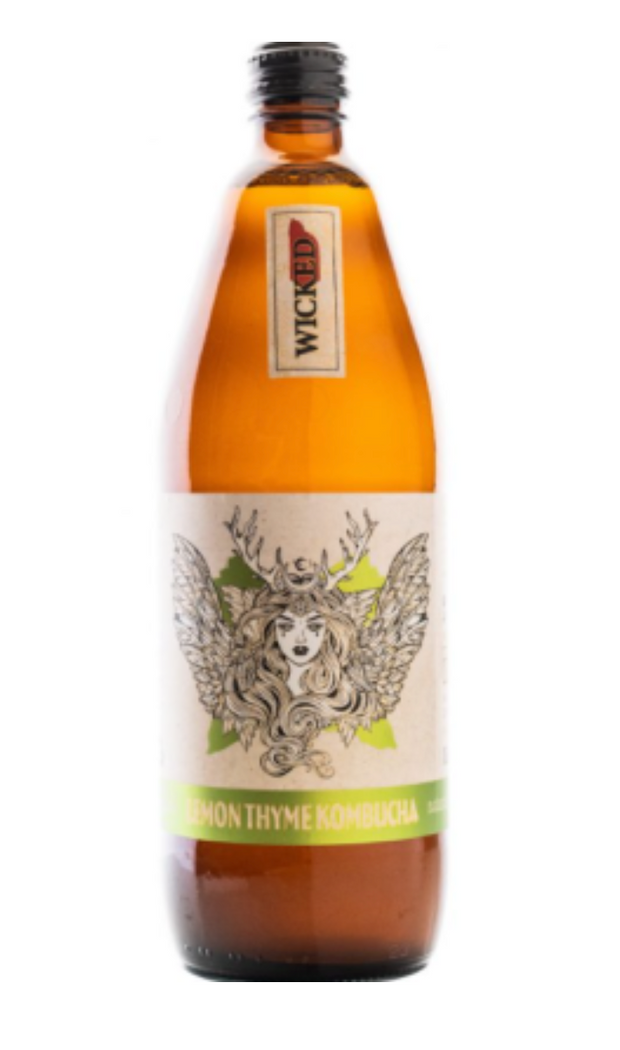 Kombucha Lemon Thyme 750ml WICKED