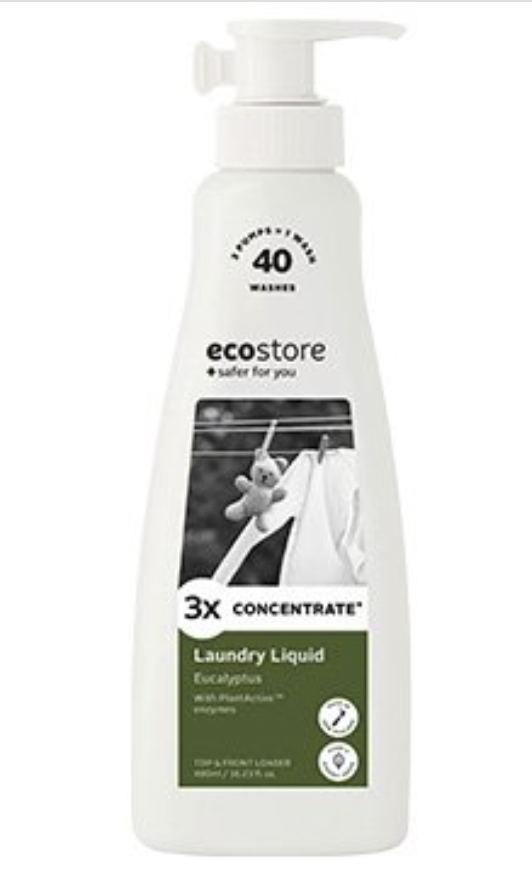 Laundry Liquid Concentrate Eucalyptus 480ml Ecostore