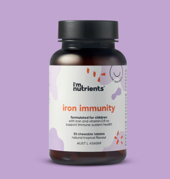 Iron Immunity Chewable (Tropical) 30T I'm Nutrients
