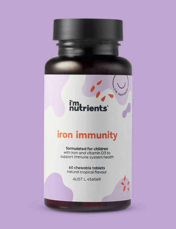 Iron Immunity Chewable (Tropical) 60T I'm Nutrients
