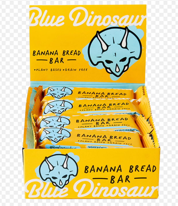Blue Dinosaur Banana Bread Bar 45g