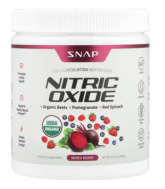 Snap Supplements, Nitric Oxide, Mixed Berry , 8.8 oz (250 g)