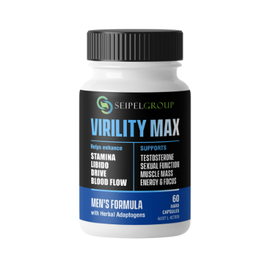 Virility Max Mens Formula with Herbal Adaptogens 60c Seipel Group