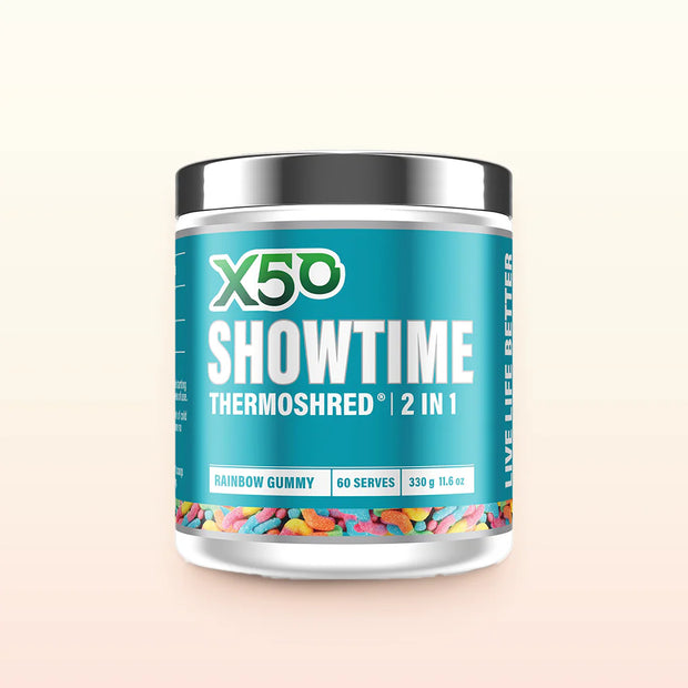 Thermoshred Showtime Rainbow Gummy 60 Serves 330g X50