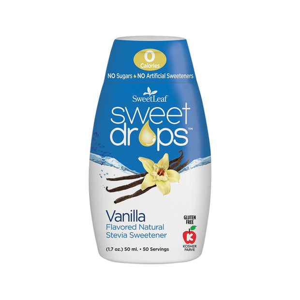 Stevia Liquid Vanilla Creme Squeeze Pack 50ml Sweet Leaf