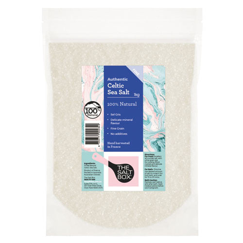 Celtic Salt (Cel Gris) Fine 1kg Salt Box