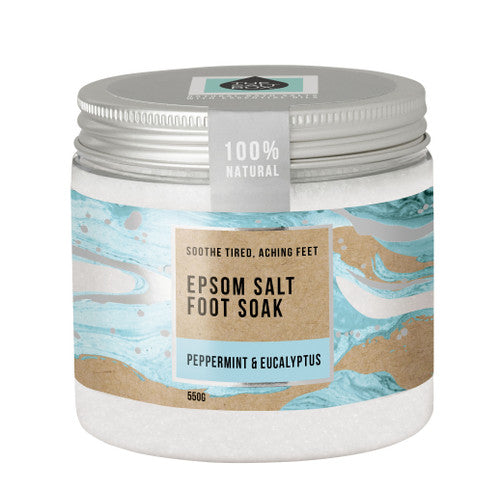 Bath Salts Epsom Foot Soak 550g Salt Box