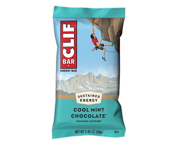 Energy Bar Cool Mint Choc (49mg Caffeine) 68g Clif