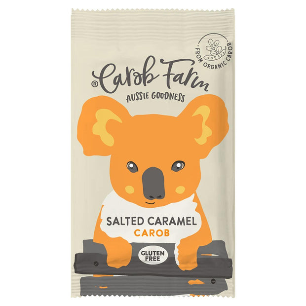 Carob Koala Bear Salted Caramel 15g Carob Farm